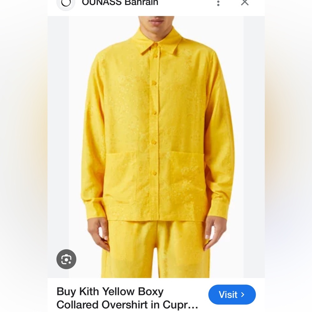 Kith Cypriot Linen LS Boxy Collared long sleeve Over shirt- Opulence